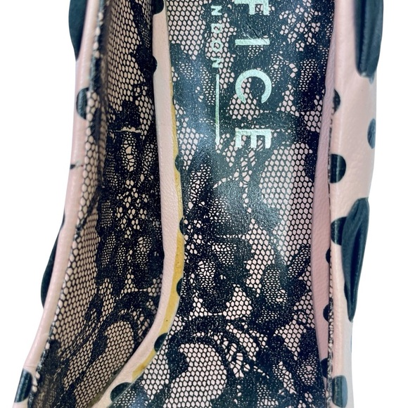 Office London Polka Dot Pin-Up Pumps -Size 7- 50s Retro Glam Coquette high heels - Picture 14 of 16